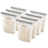 Nuliie 7 Pcs Reusable Silicone Breastmilk Storage Bags, 12oz/360ml Double Leak-Proof Breastmilk