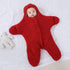HotBlizi Baby Starfish Onesie, Cute Thick Fleece Wearable Soft Newborn Baby Infant Warm Swaddle Wrap Sleeping Sack