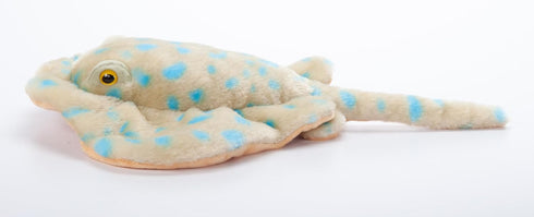 The Petting Zoo Blue Spotted Ray Plush Toy, 14 Inches, Gifts for Kids, Wild Onez Ocean Animals