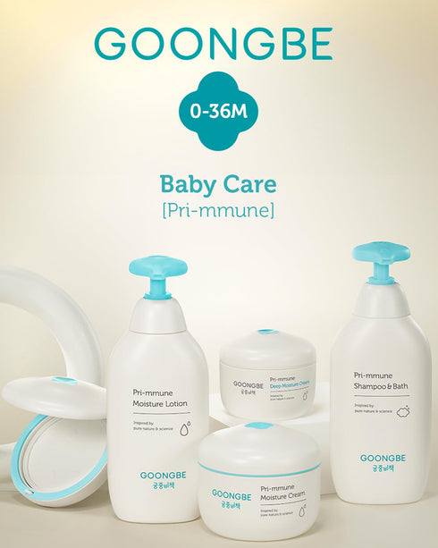5.5 10.1 fl.oz. 2 Pack GOONGBE Baby Diapering Cleanser - Korean Baby Hip Buttocks Wash for Baby's Sensitive Skin