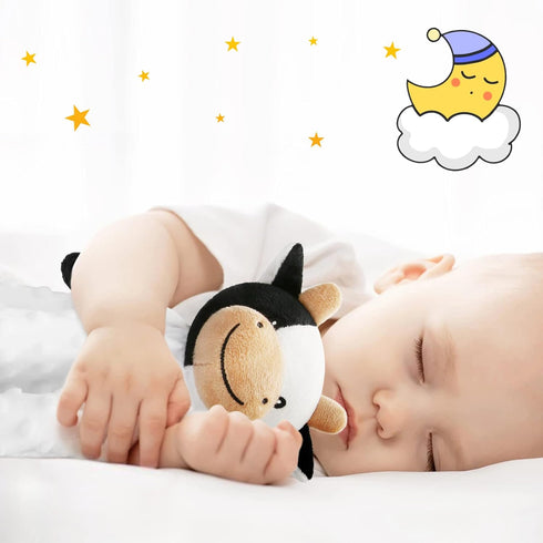 16 Inch Pro Goleem Cow Security Blanket Soft Loveys for Babies for Boys and Girls Newborn Lovie Infant Blankie Cow Baby