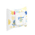 99% 25 Count Johnson's Baby Disposable Hand & Face Cleansing Wipes, Pre-Moistened Wipes Gently Remove of Germs & Dirt