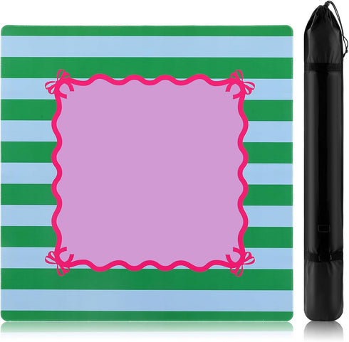 Dunzy 33'' x 33'' Mahjong Mat with Carrying Bag Non Slip Noise