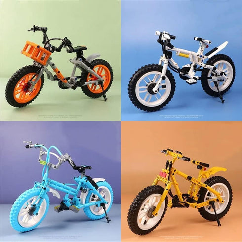 Motorcycle Building Blocks Bike Cycle - STEM Educational Building Kit for 6-10 Years Old Boys Compatible with Tech Set