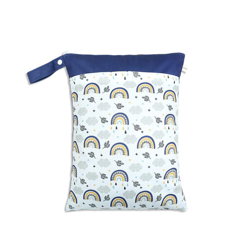 KKTAPOS 3pcs/setNight Wet Dry Bags for Baby Cloth Diapers - Waterproof Reusable Washable Travel Bags, Gym Bag, Pool