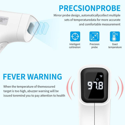 BBLove Non-Contact Infrared Forehead Digital Thermometer for Adults, Babies & Kids