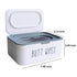 illikkuyax 3 Pack 7.48"L 5.12"W 2.95"H Flushable Butt Wipes Dispenser for Bathroom Toilet Wipes Container for Baby