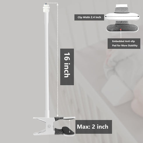 JAMYOK E30/C210/C220/E21/E20/E220/S350, E110, E210, T8417 /T8360, 16" Baby Monitor Mount Holder Compatible with eufy