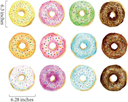 CC HOME Donut Theme Party Banner - Doughnut Birthday Decorations Supplies for Baby Shower