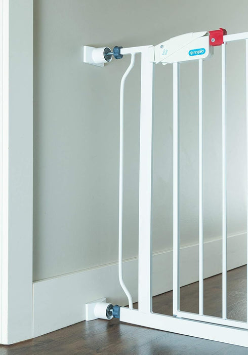 Wall Nanny Extender, 4 Inch Baby Gate Extension Guard, Protects Walls, for Child Pet Gate, 4 Pack