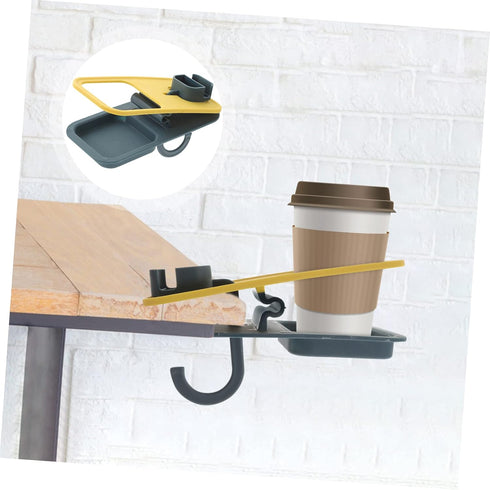 Ciieeo Holder for Desk Multi-use Table Side Stand Portable Clamp Design for Home Office and Classroom Easy to Install