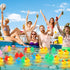 50 Pcs Multicolor Mini Rubber Ducks Bath Toy, Float Duck Baby Bath Toy for Shower Birthday Party Christmas Favors