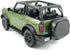 2-Door Convertible Bronco Model Car - 1/36 Scale Diecast Toy with Pull Back Doors, Black Rim
