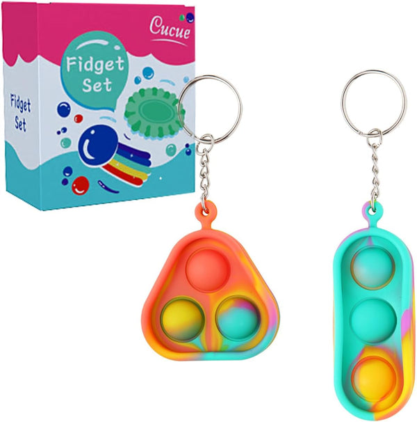 Cucue Simple Fidget Pop Toys - Portable, Calming Sensory Hand Toys for Fun