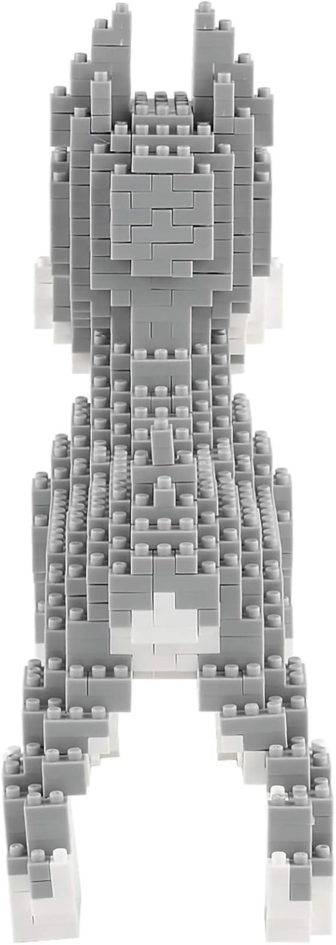 Larcele Dog Micro Building Blocks, 880 Pieces Mini Building Toy Bricks (Schnauzer)