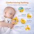GANDIKIDS BABY PRODUCTS Set 3 Set 4 Baby Silicone Teething Ring Teether Gift for Boys and Girls Over Months Soothes