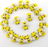 TIHOOD 20PCS Wool Felt Bee Craft Balls, Baby Shower Craft Supplies, Gender Reveal Party, DIY Craft Decoration