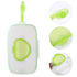 DOITOOL Portable Baby Wipes Box Green Refillable Travel Dispenser for Diaper Bag Stroller Hanging Outdoor Use Moisture