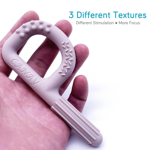 Xtra Tough Hand-Held Sensory Chew Toys for Autistic Children, 3 Pack, Oral Motor Stimulation