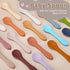 6 Pieces Silicone Baby Feeding Forks and Spoons Set, Mini Kids Utensils for 6 Months and Up (Cream Color)