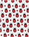 Fitted Crib Sheets for Boys Girls, Soft Breathable Comfortable Ladybug Baby Sheet