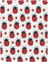 Fitted Crib Sheets for Boys Girls, Soft Breathable Comfortable Ladybug Baby Sheet