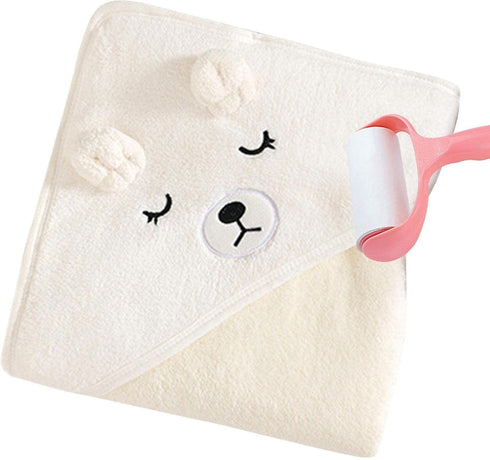 Generic 31 31in Hooded Baby Towel, Baby Bath Towel Hooded Bath Blanket, Baby Cotton Animal Face Hooded Towel, Absorbent