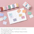 Monolike Wow Sticker Plan ver.1 + ver.2 Set - Mini Size Cute Stickers, Square Stickers