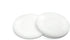 Koplow Games Set of 50 Easy Stacking Plastic Mini Playing Poker Chips, 7/8" - White