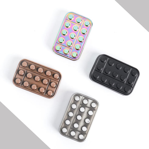 Magnetic Metal Fidget Slider - Haptic EDC Fidget Toy for Adults