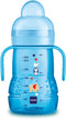 MAM Trainer Sippy Cup for Toddlers 1-3, 8 oz, Spill-Free Nipple, Non-Slip Handles