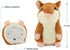 Talking Hamster - Interactive Stuffed Plush Animal Toy with Cute Sound Effects, Best Buddy for Kids (Brown)