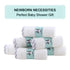 2 30 Pack HIPHOP PANDA Baby Washcloths, Rayon Made from Bamboo - Layer Ultra Soft Absorbent Newborn Bath Face Towel