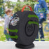 Bubble Machine for Kids, Automatic Bubble Blower Rechargeable, 90° 360° Auto Rotatable Portable Bubble Maker