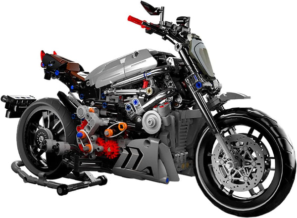 dOvOb Motorcycle Building Blocks Set, 827 Pieces, Compatible with Major Brands