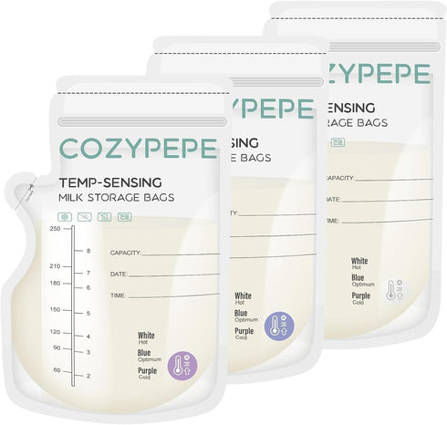 200 Pcs Breastmilk Storage Bags, 8oz Breast Milk Storing Bag with Pour