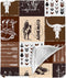 Western Blanket, Western Decor for Nursery Room, Baby Blankets for Boys Girls,