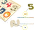 Puzzles for Toddlers 2-4, Wooden Peg Puzzle for Preschool Kids, Number Learning Baby Board Toys, 1 2 3 Shape Knob Puzzle