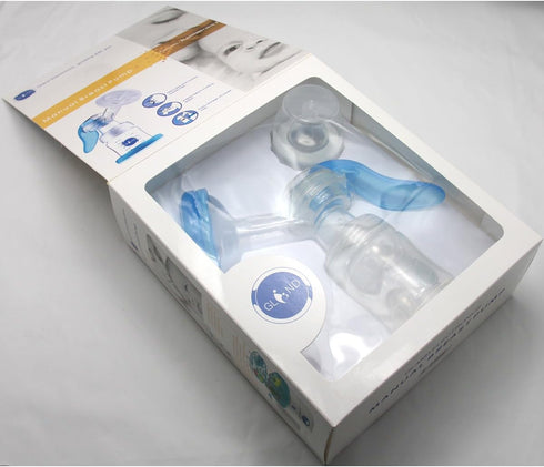 GLAND BPA-Free Manual Breast Pump - Nursing Essential in Blue