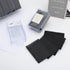 Pxiryanlow 10Pcs Black Magic Bangs Hair Pad, Plastic Paste Posts Square Hair Pad,
