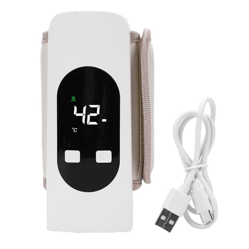 LAISANIM Compact Baby Bottle Warmer Multi Functional Fast Heating Portable Design for Parents on The Go Plastic