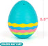 7-Piece ArtCreativity Easter Egg Stacking Bath Toy for Toddlers Nesting Egg Mold Free Bath Toy with Drainage Holes Baby