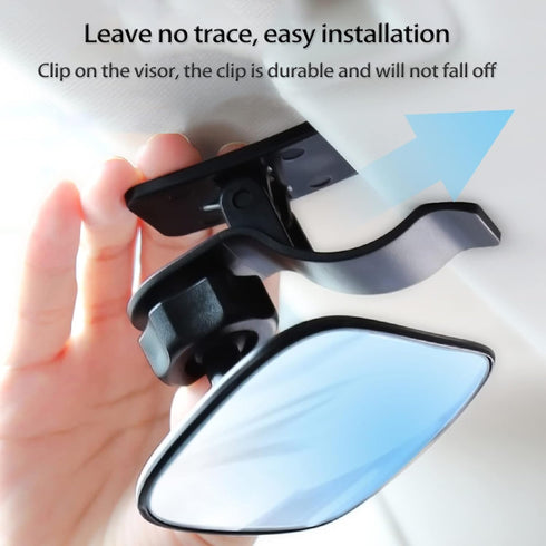 Universal Car Interior Rearview Baby Mirror, Wide Angle Convex Clip-on Mirrors for Viewing Rear Passengers