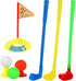 Homoyoyo Golf Set, Plastic Golf Clubs Kit for Indoor and Outdoor Fun, Early Educational Golf Game