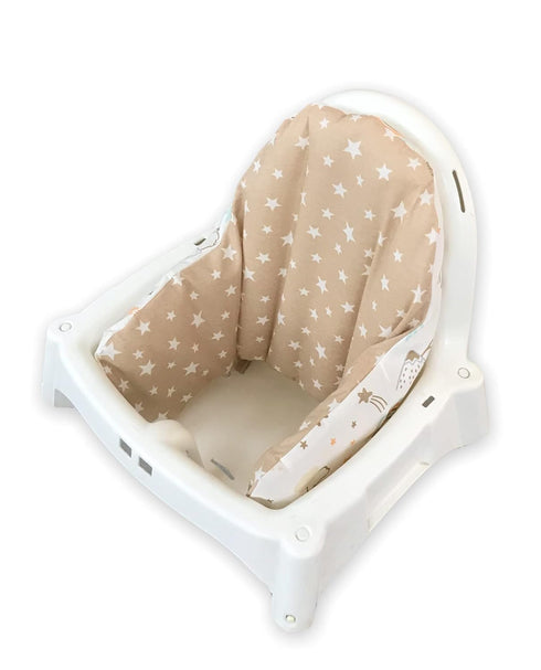 Cover Washable & Reversible Cotton Cushion Cover for IKEA High Chair Accessories, Compatible with Antilop,Only Cover!