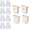 Fukaisu 12pcs Breast Pump Parts for eufy, Includes 4pcs Silicone Diaphragms & 8pcs