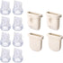 Fukaisu 12pcs Breast Pump Parts for eufy, Includes 4pcs Silicone Diaphragms & 8pcs