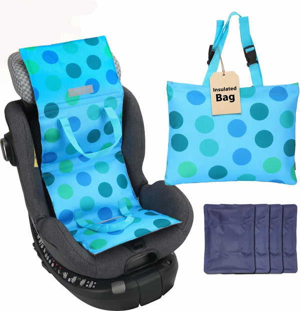 Baby Car Seat Cooling Pad with Insulated Bag Reusable Baby Carseat Cooler