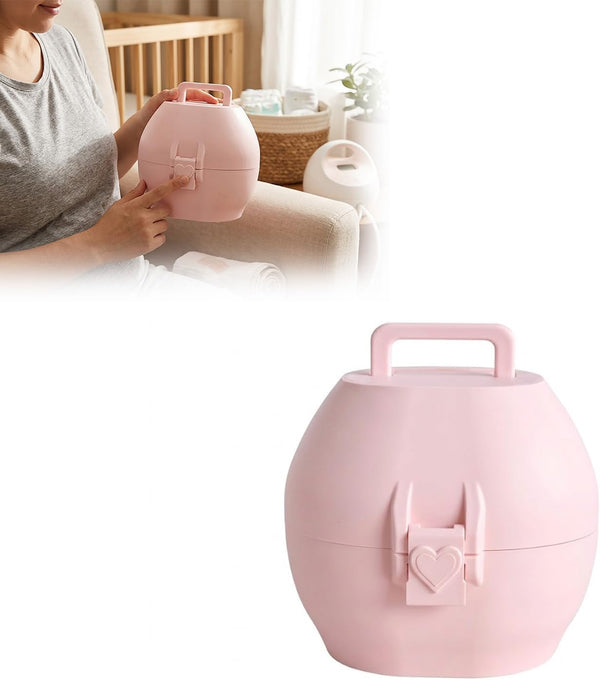jtrcxgbh Breast Pump Case with Holder Compatible with Eufy, 3D Printed Convertible Pump