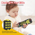 Baby Remote Control Toy, Realistic Toddler TV Remote with Light & Sound, Educational Musical Gift for 6M+ (Black)
